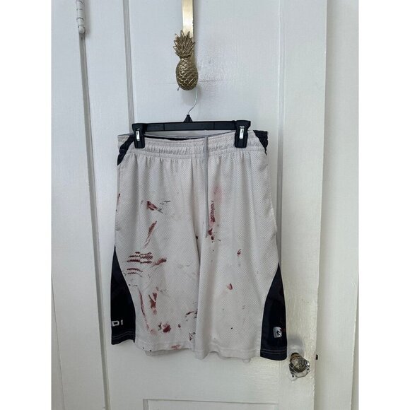 AND1 men’s size medium white and black basketball shorts - Picture 1 of 12